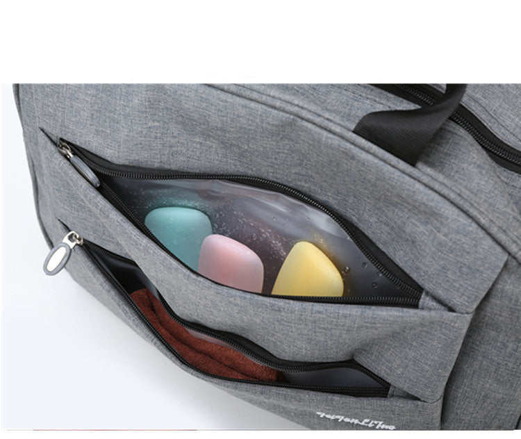 Men's Travel Bag Portable Sports Fitness Folding Waterproof - Enfance-Heureuse