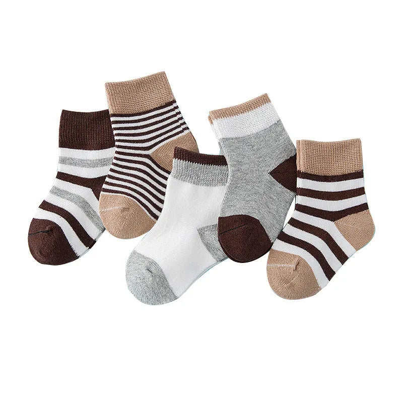 Winter cotton striped socks for children - Enfance-Heureuse