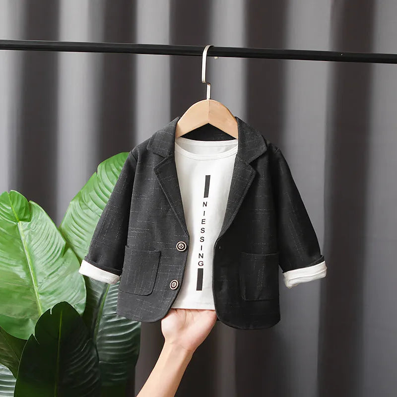 Traje de niño de dos piezas, ropa para niños, primavera y otoño.