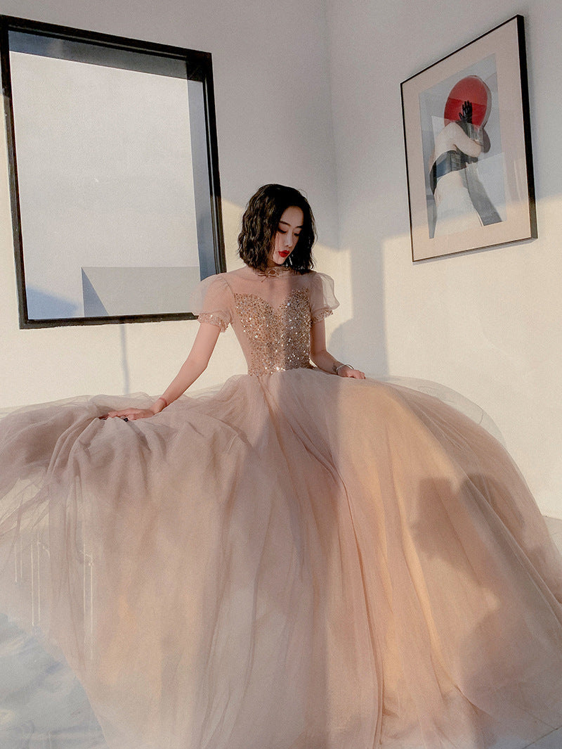 Wedding Dress For Banquet Annual Meeting Performance - Enfance-Heureuse