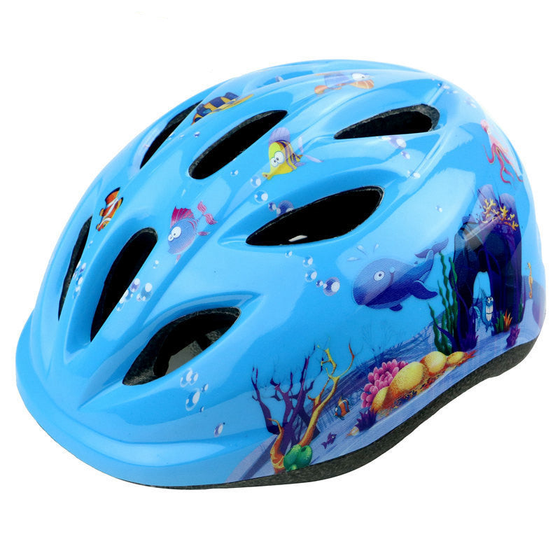 Bicycle riding Child Helmet scooter protector skating skating speed skating helmet safety helmet fittings - Enfance-Heureuse