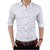 Camisa de manga larga para hombre, con estampado de lunares, ajustada, talla grande M-5XL, FGT 