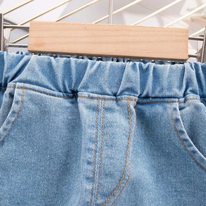 Children's Naughty Spring And Autumn Jeans - Enfance-Heureuse