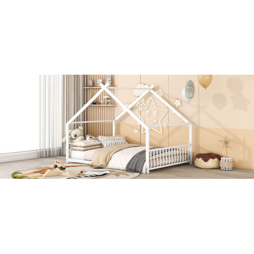 Full Size Metal Household Bed - Enfance-Heureuse