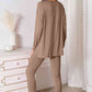 Basic Bae Full Size V-Neck Soft Rayon Long Sleeve Top and Pants Lounge Set - Enfance-Heureuse