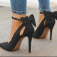 Bow high heels