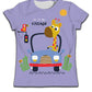 Children Boy T-shirt Clothes Casual Soft T-shirt Cute Cat Cartoon Pattern - Enfance-Heureuse