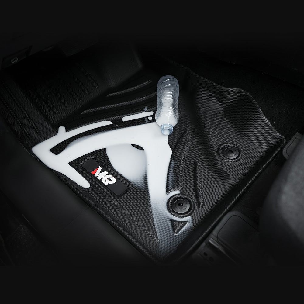 Car Floor Mats For 2021-2023 Ford Bronco 4 Doors 3D TPE All-Weather Floor Mats, Full Set Interior Car Accessories- Not Fit 2 Doors Version - Enfance-Heureuse