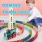 Domino Train Toys Baby Toys Car Puzzle Automatic Release Licensing Electric Building Blocks Train Toy - Enfance-Heureuse