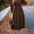 Women's Clothing Leopard Print Long Sleeve Dress - Enfance-Heureuse