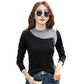Fleece-lined Korean Style Slimming Bottoming Shirt Autumn And Winter