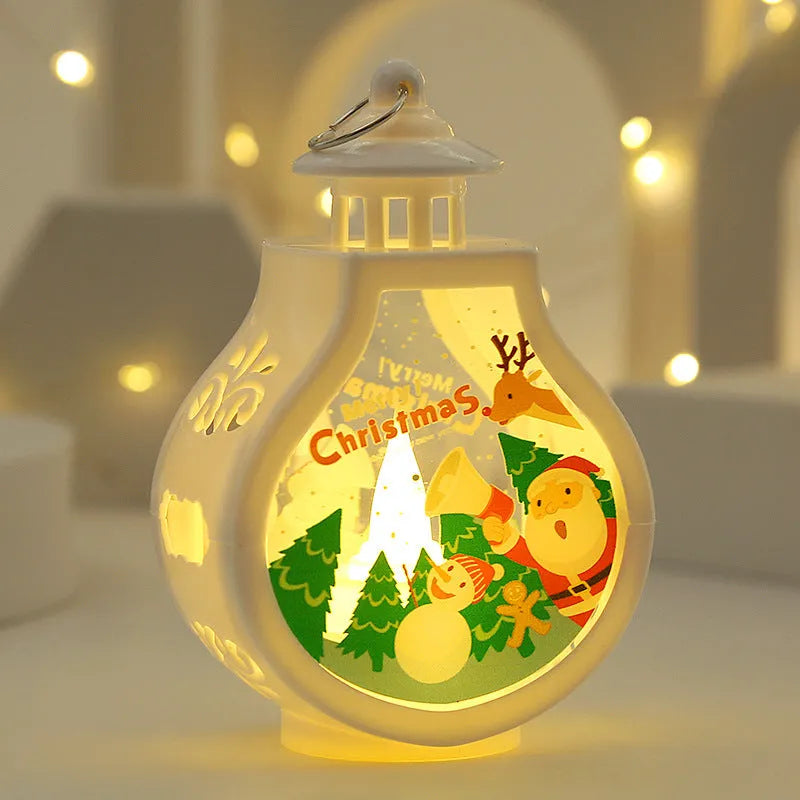 Christmas Candle Lamp Romantic Ornaments - Enfance-Heureuse