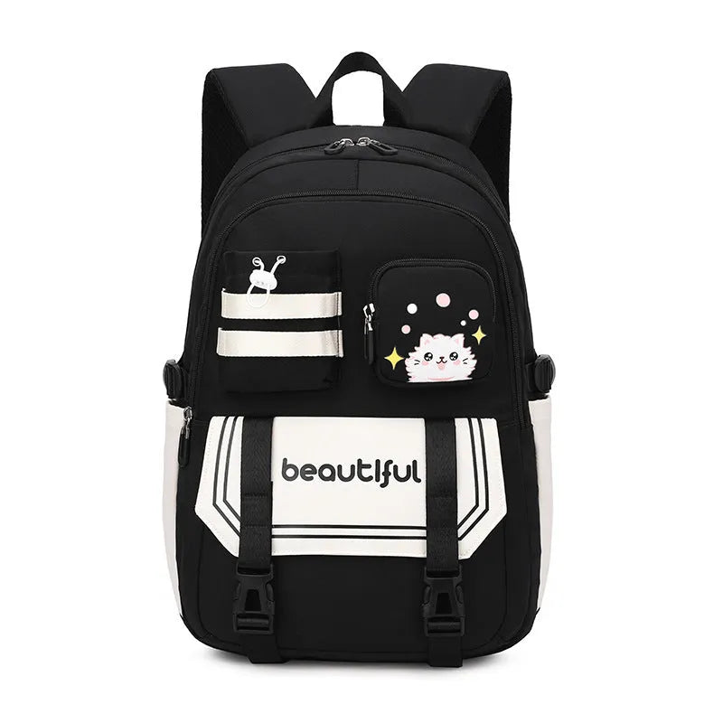 Large Capacity Schoolbag For Primary School Girls Cute - Enfance-Heureuse