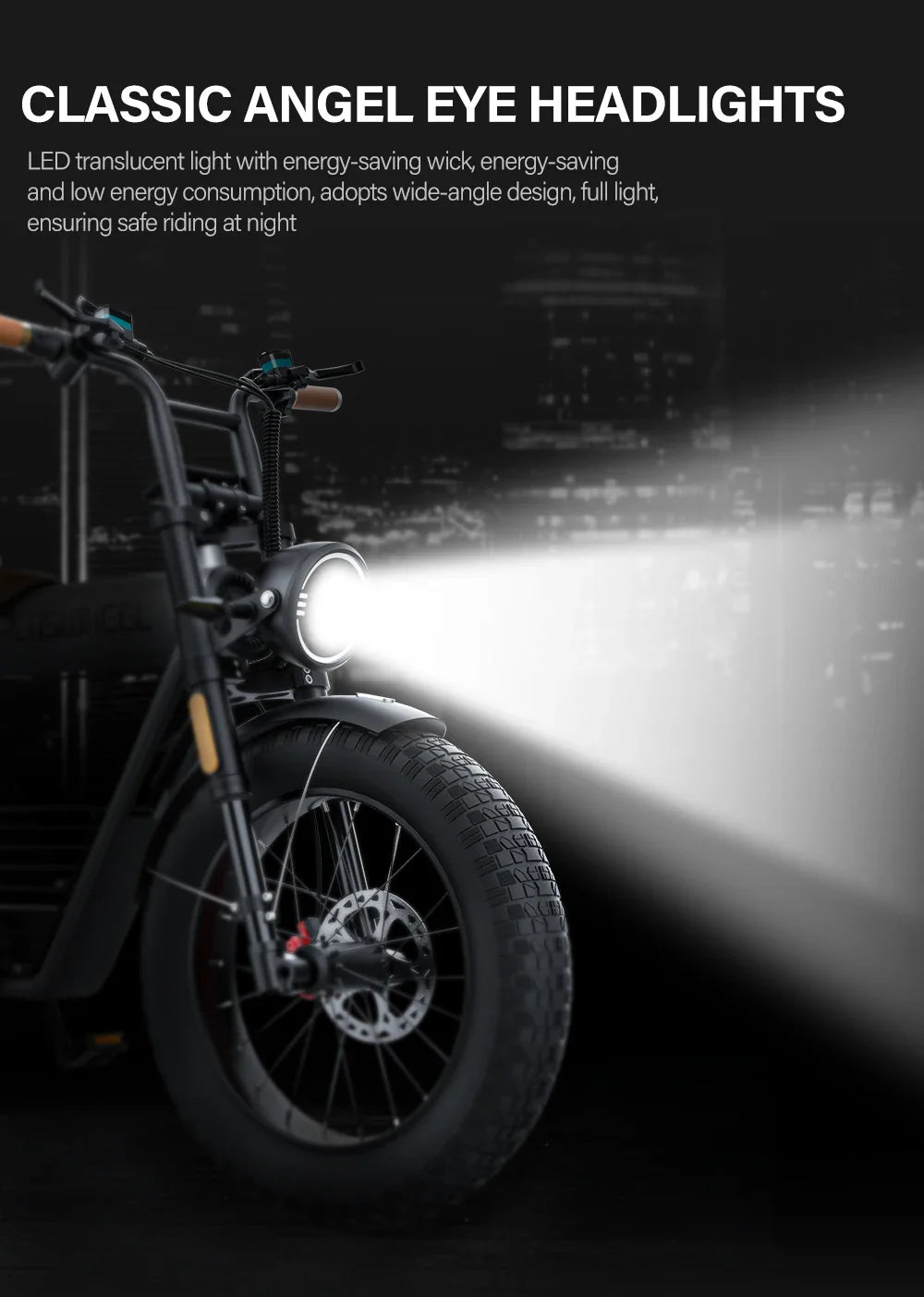 Bicicleta eléctrica Coswheel CT20 de 1500 W, motocicleta de 20 pulgadas, Fatbike, bicicleta de montaña, 48 V, 25 Ah, para adultos.