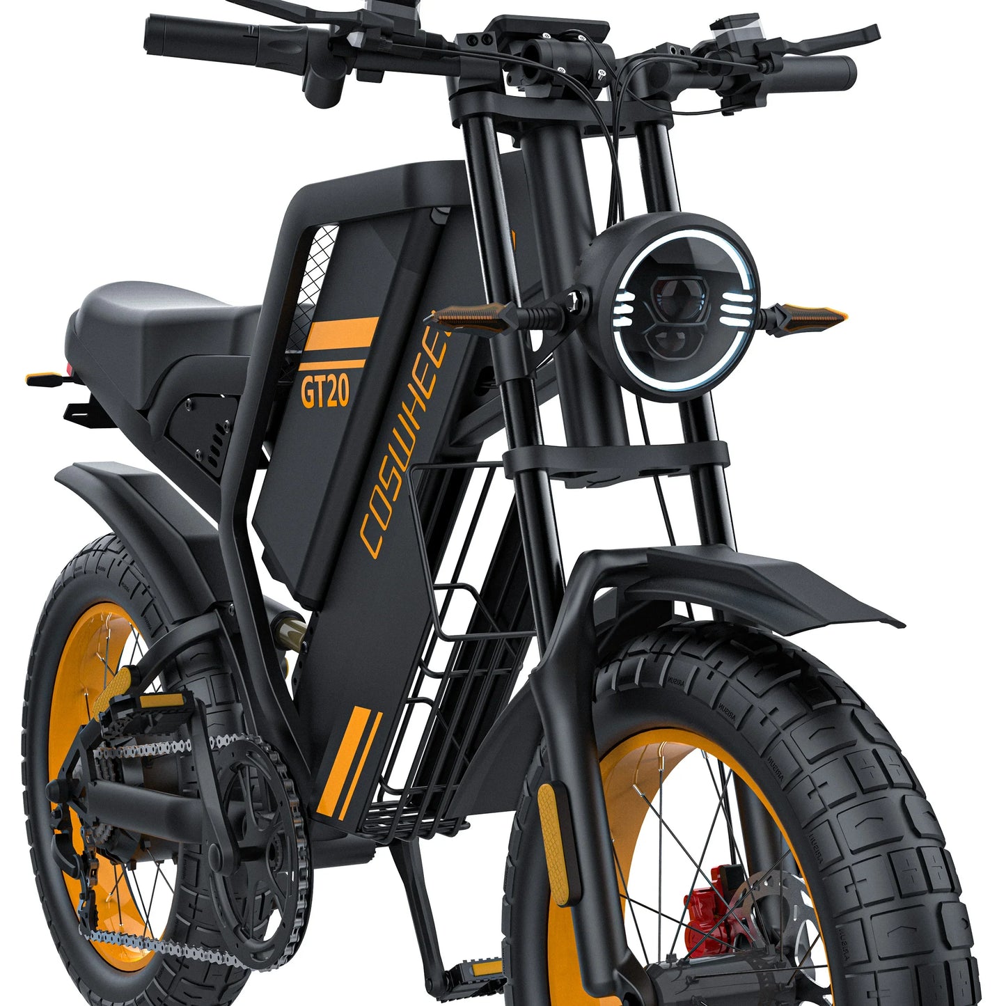 Coswheel Ebike GT20 - Motocicleta eléctrica para adultos, bicicletas de montaña de 20 pulgadas y 48 V, bicicleta eléctrica, fatbike, motocicletas para adultos, bicicleta de drift