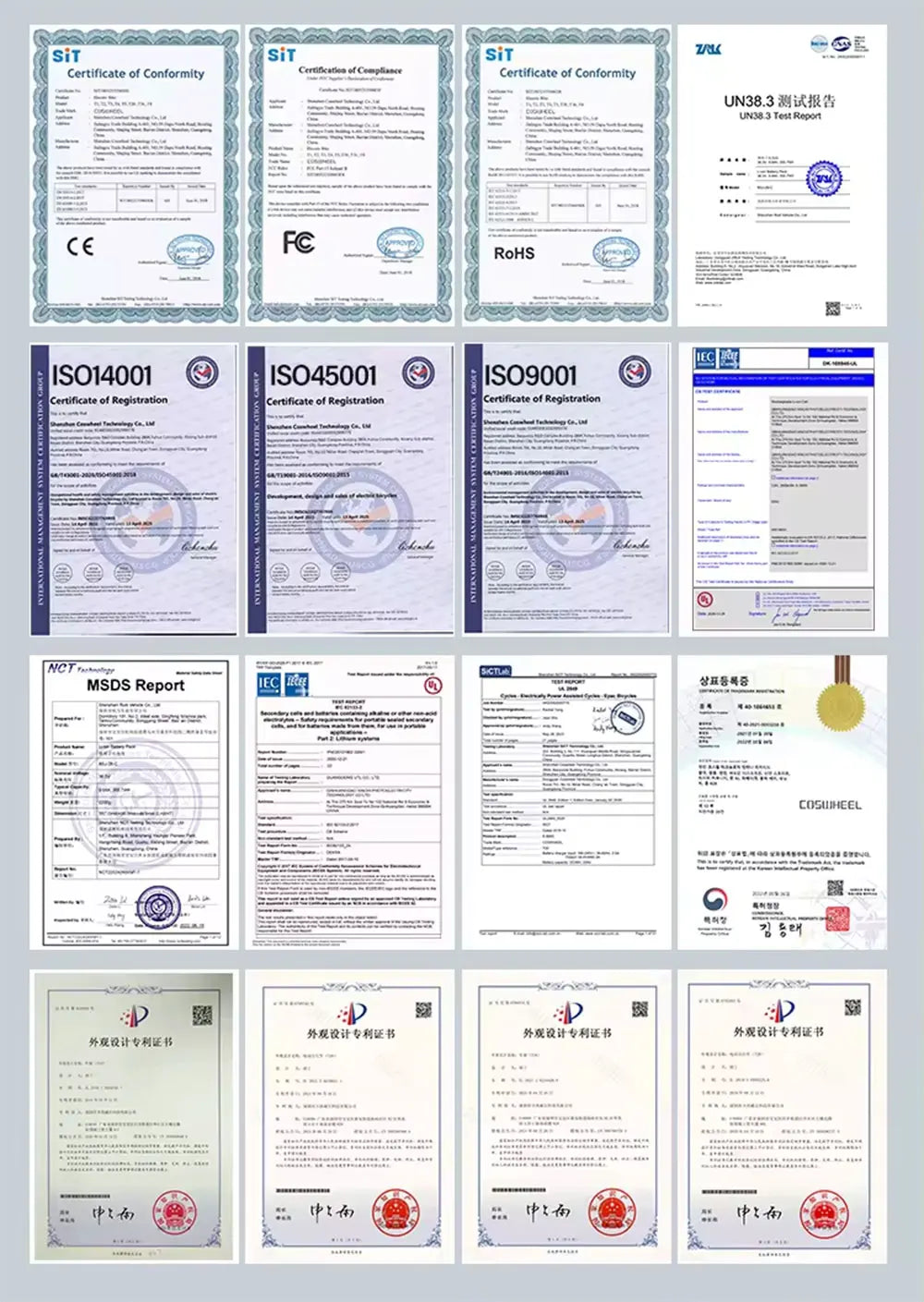 Bicicleta eléctrica Coswheel CT20 de 1500 W, motocicleta de 20 pulgadas, Fatbike, bicicleta de montaña, 48 V, 25 Ah, para adultos.