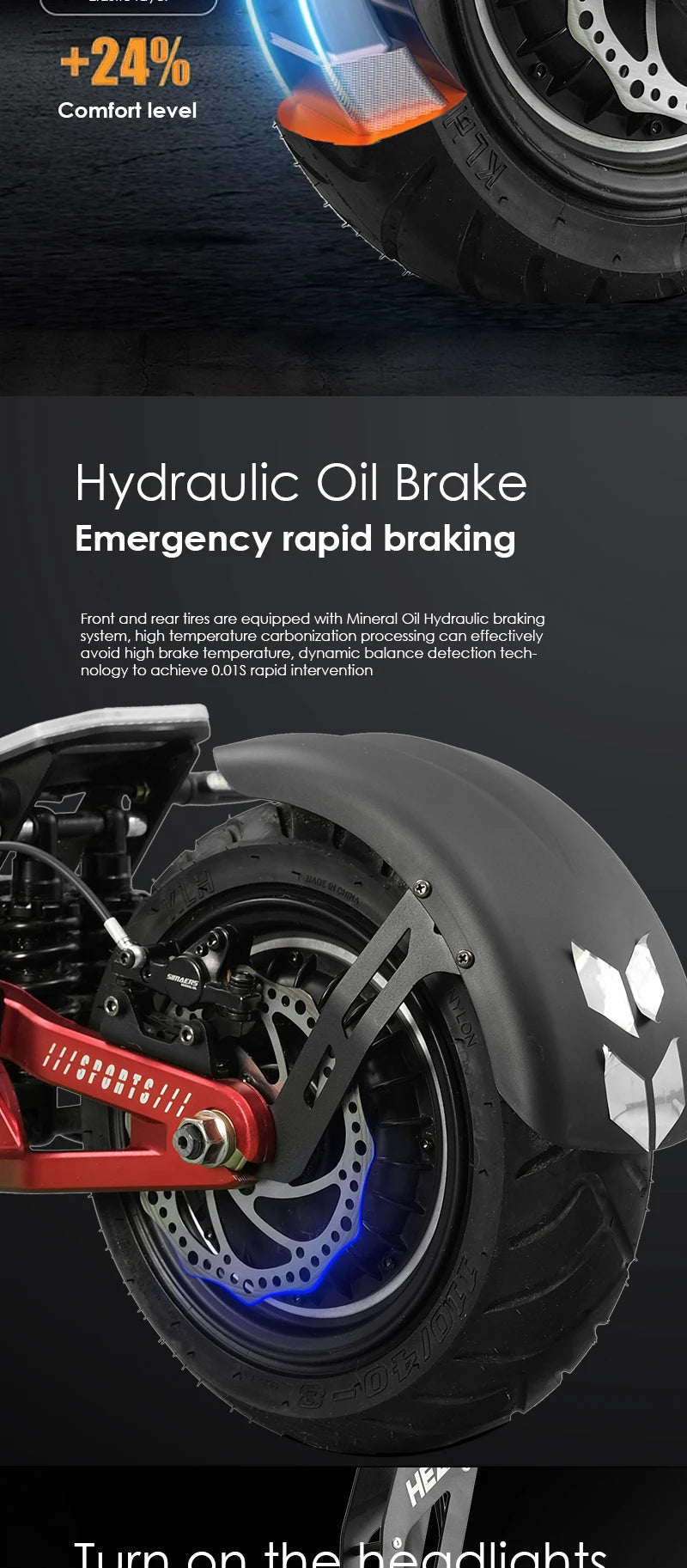 HEZZO F9 Foldable Electric Scooter for Adults 60v 8000w Dual Motors Powerful 60MPH EScooter Fat Tire 40Ah NFC Off Road Scooter - Enfance-Heureuse