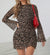 Sexy Leopard Print Long Sleeve Dress - Enfance-Heureuse