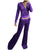 Casual Solid Color Velvet Wide Leg Pants Two-piece Set - Enfance-Heureuse