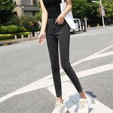 Women's Fashionable Casual Skinny Jeans - Enfance-Heureuse