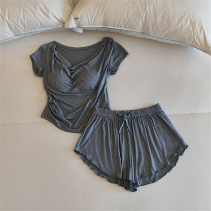 Pure Desire Idle Style Homewear Summer Suit Women - Enfance-Heureuse