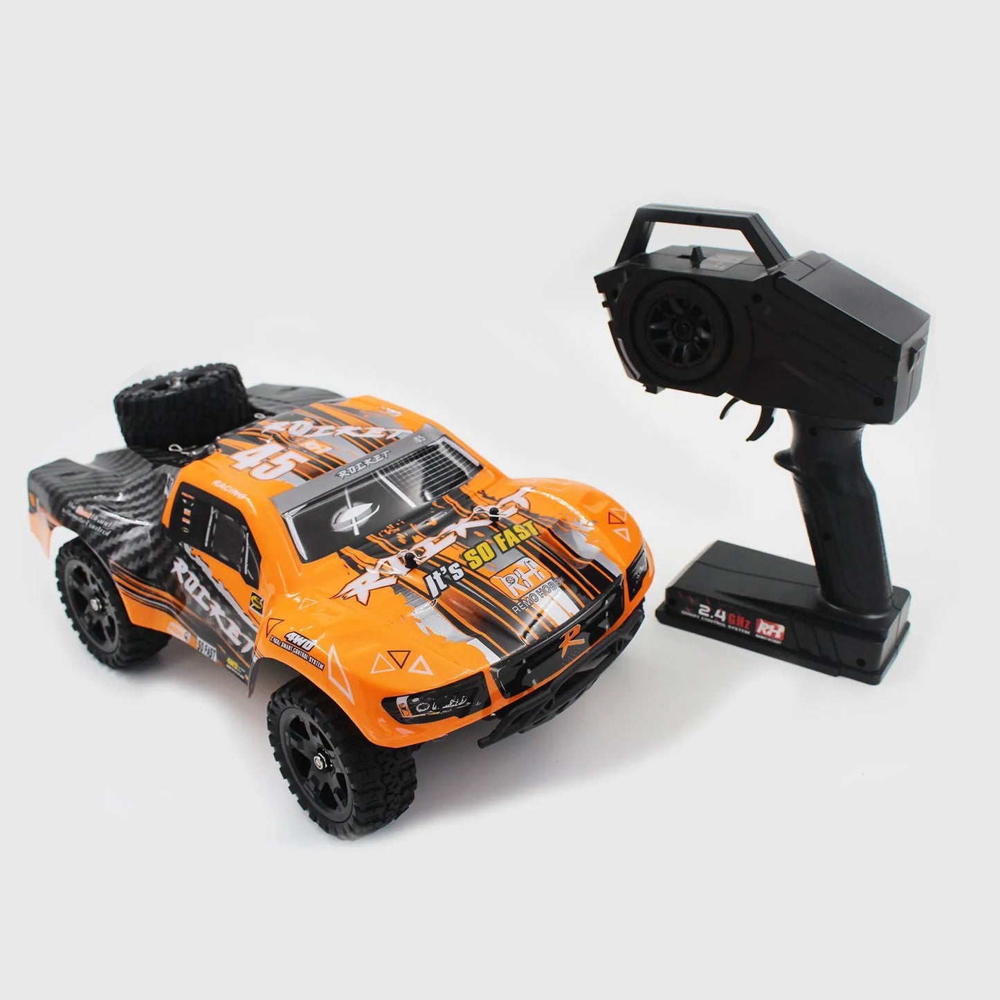 Télécommande Super grande haute vitesse escalade dérive voiture 116 quatre roues motrices grand pied - Enfance-Heureuse