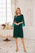 Irregular Sleeves Solid Color Chiffon Women Dress - Enfance-Heureuse
