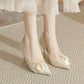 Wedding Shoes Stiletto High-end Applique High Heels - Enfance-Heureuse