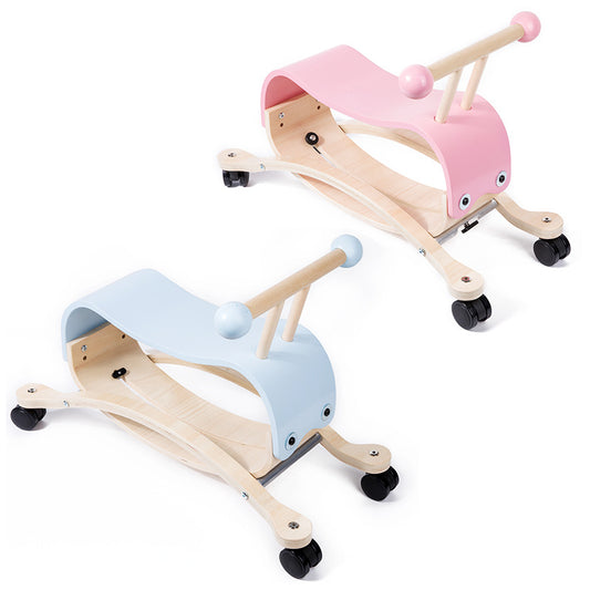 Two-in-one Rocking Horse Scooter Children's Early Education Walker - Enfance-Heureuse