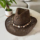 Bohemian Shell Straw Summer Beach Ethnic Style Hollow Sun Hat