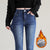 Women's Fashionable Casual Skinny Jeans - Enfance-Heureuse