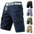 Summer Cargo Shorts With Pockets Fashion Solid Short Pants - Enfance-Heureuse