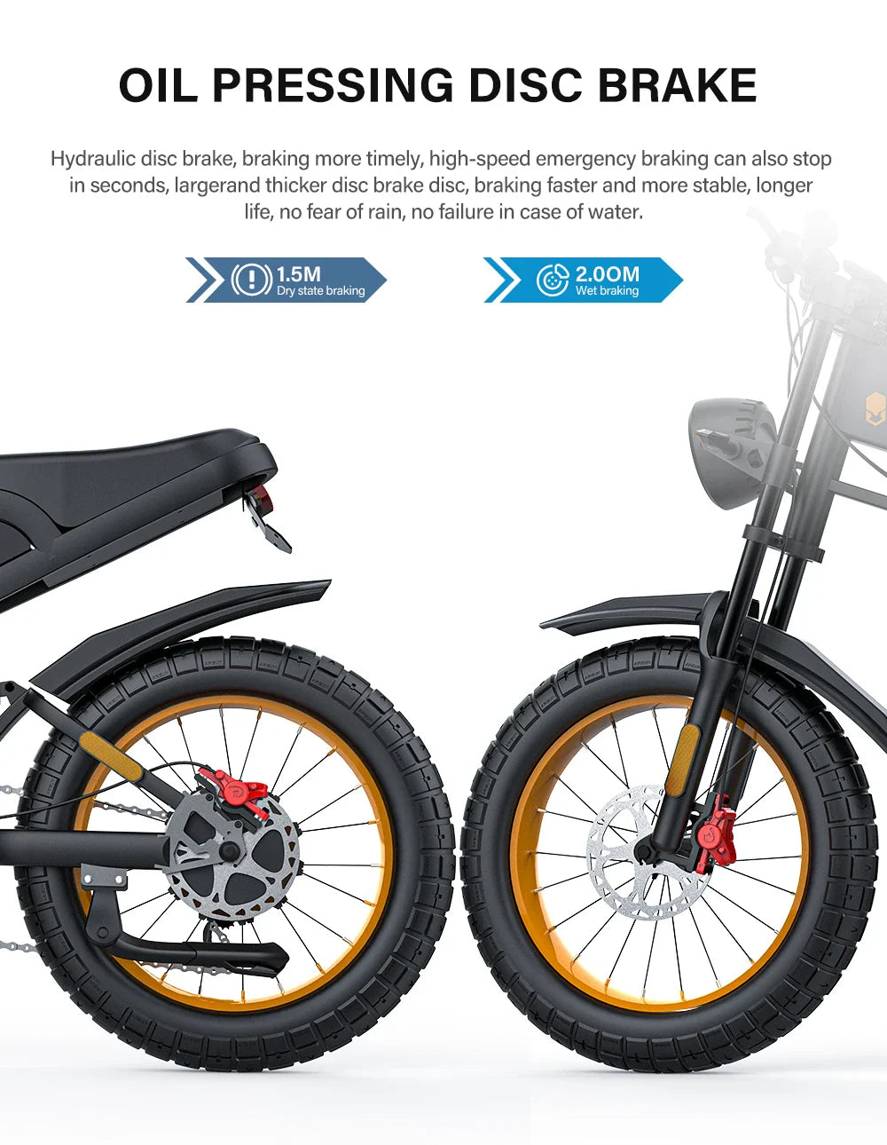 Coswheel Ebike GT20 - Motocicleta eléctrica para adultos, bicicletas de montaña de 20 pulgadas y 48 V, bicicleta eléctrica, fatbike, motocicletas para adultos, bicicleta de drift