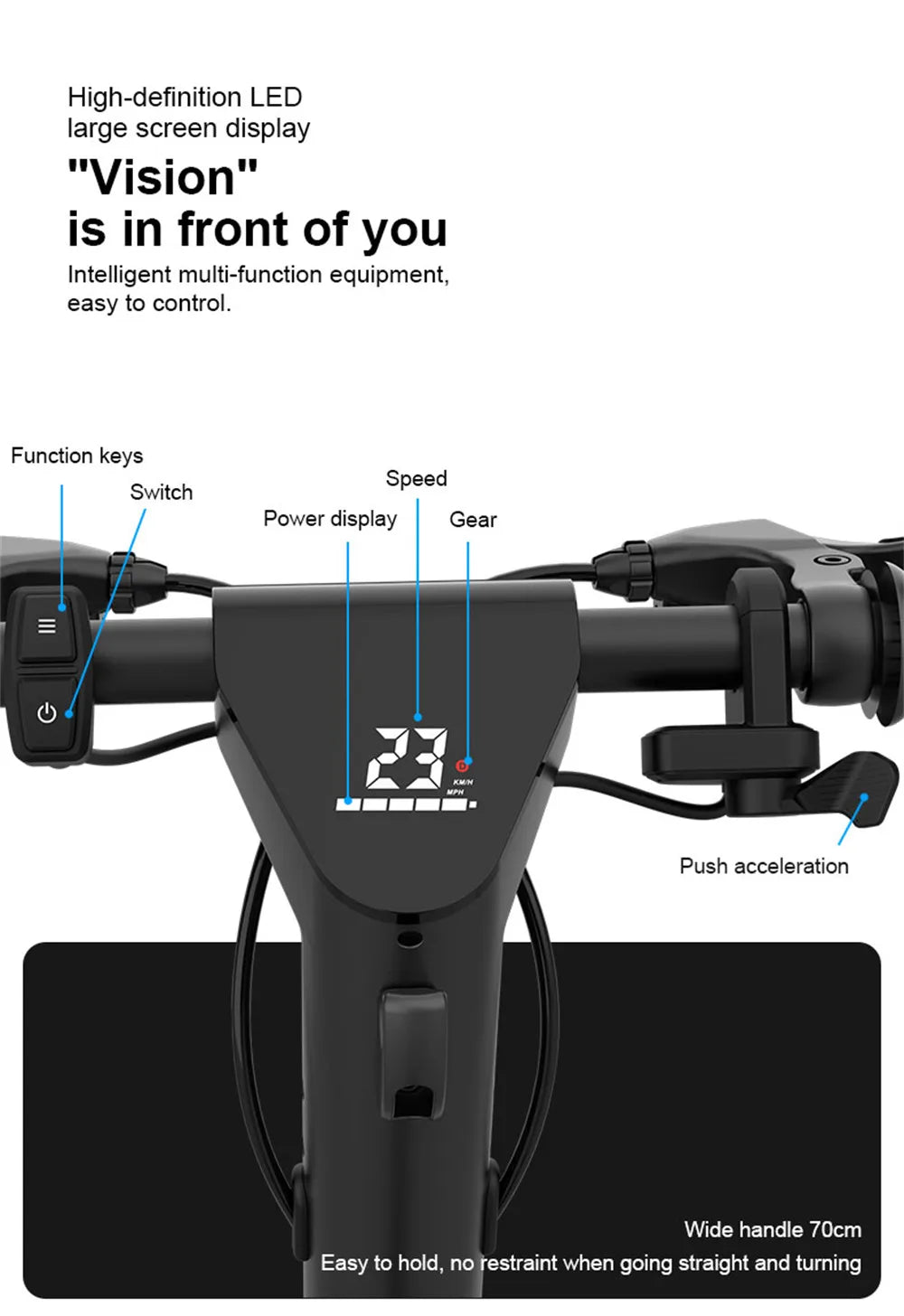 HX X10 18.2AH Electric Scooter 2000W 50KM/H Foldable Electric Kick E Scooter Dual Motors 11 Inch Escooter for Adults - Enfance-Heureuse