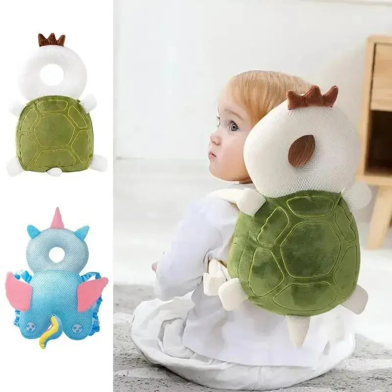 Baby Head Protector Backpack Pillow For Kids 1-3 Y Toddler Children Soft PP Cotton Protective Cushion Cartoon Security Pillows - Enfance-Heureuse