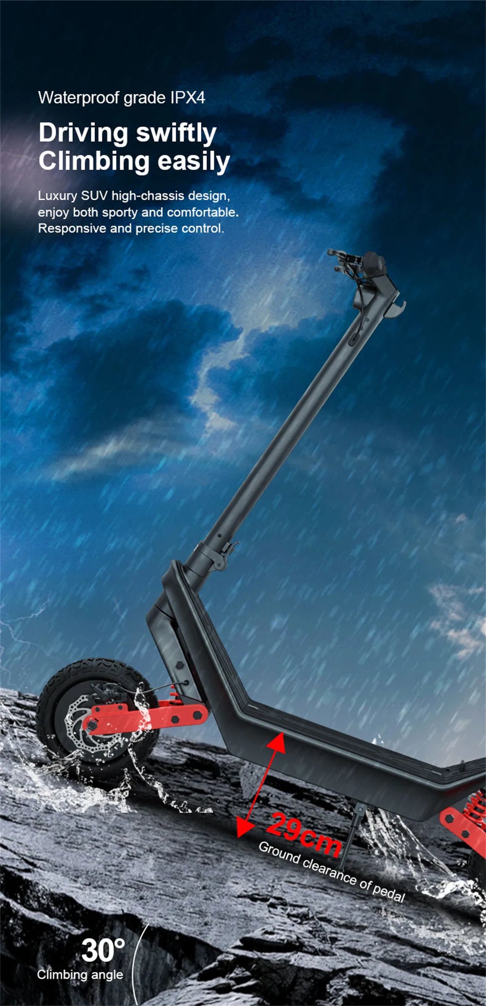 HX X10 18.2AH Electric Scooter 2000W 50KM/H Foldable Electric Kick E Scooter Dual Motors 11 Inch Escooter for Adults - Enfance-Heureuse