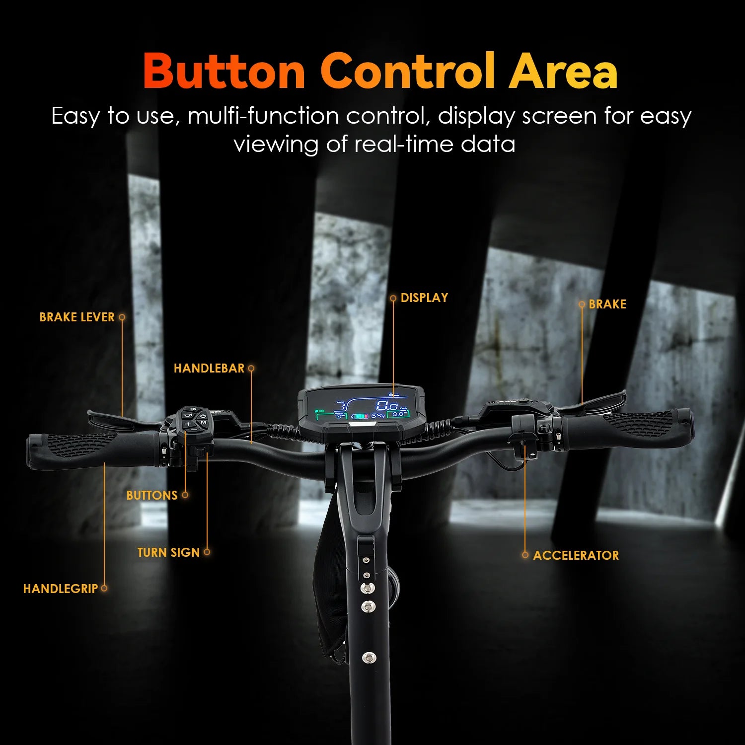 HEZZO F6 Electric Scooter 60V 1600W Dual Motors 10inch Off-road Folding Escooter 23AH Lithium Battery Long Range Full Suspension - Enfance-Heureuse