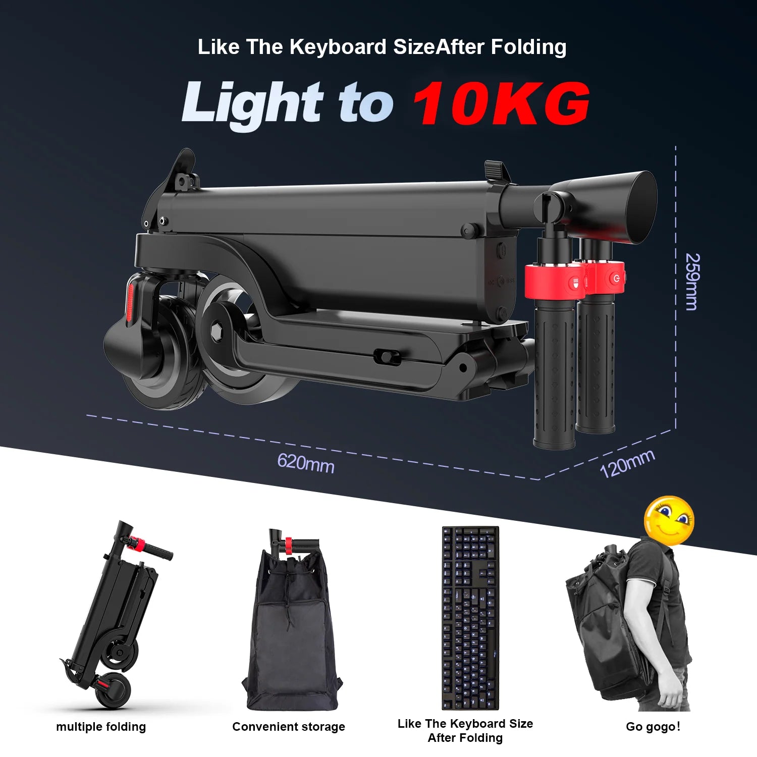 HX X6 electric scooter Foldable 350W 25KM/H Electric scooters 7.5AH 36V E Scooter 5.5 Inch Escooter for Adults - Enfance-Heureuse