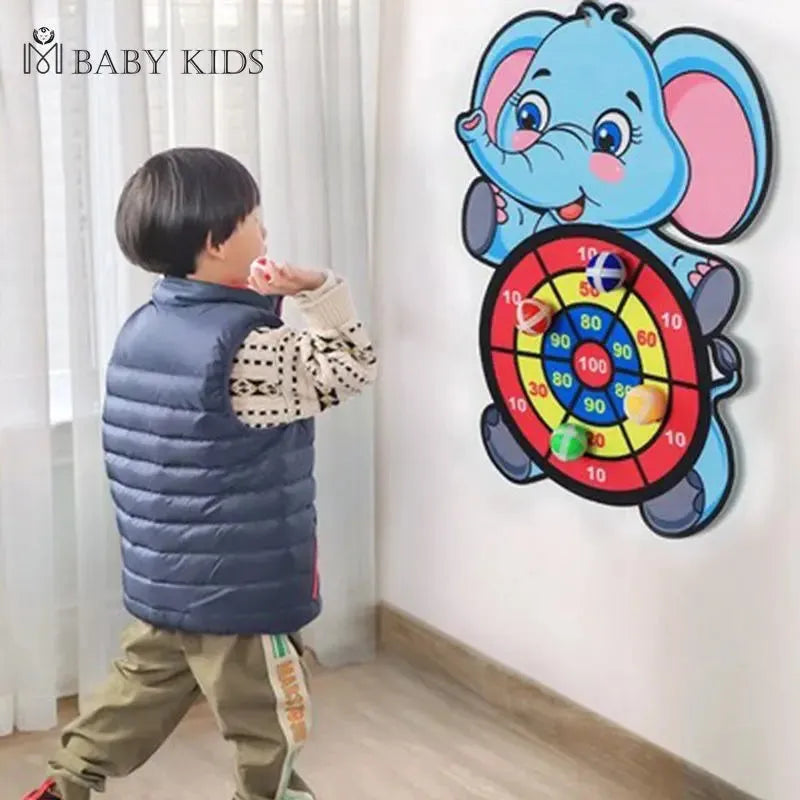 Montessori Dart Board Target Sports Game Toys For Children 4 To 6 Years Old Outdoor Toy Child Indoor Girls Sticky Ball Boys Gift - Enfance-Heureuse