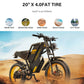 Coswheel Ebike GT20 Adult Electric Motorcycle Mountain Bikes 20Inch 48V Electric bike Fatbike Adult Motorcycles Drit bike - Enfance-Heureuse