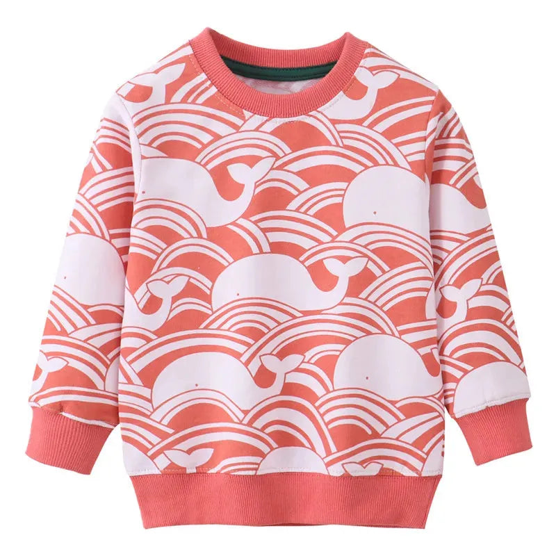 Zeebread 2-7T Boys Girls Sweatshirts For Autumn Spring Long Sleeve Cartoon Toddler Clothes Hot Selling Fashion Baby Costume - Enfance-Heureuse