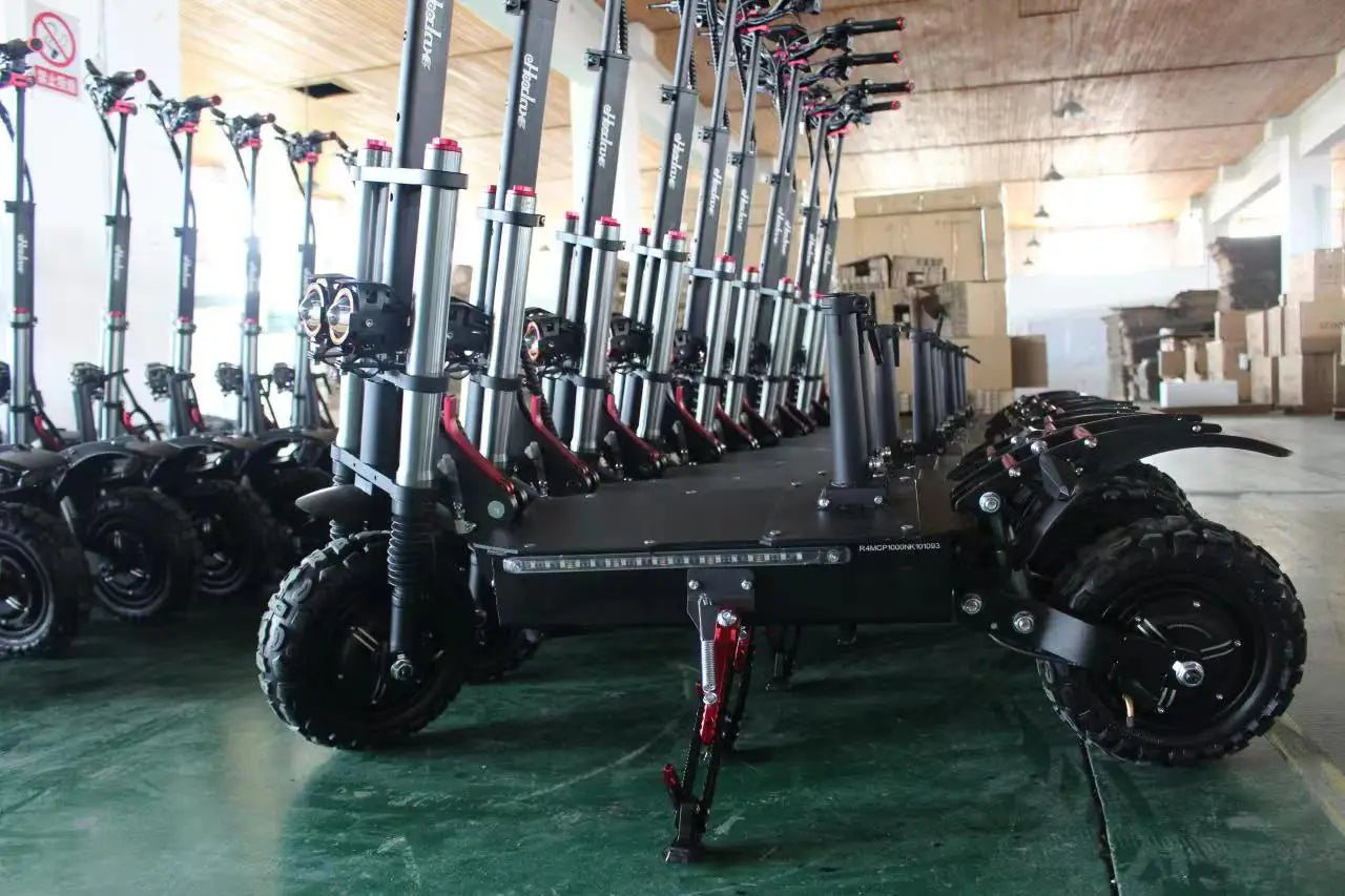 For Adults Citycoco 18 Inch Off-road Fat Tire Max Speed 60-70KM/H 4000 Powerful Motor 2 2heel Detachable Eectric Scooter - Enfance-Heureuse