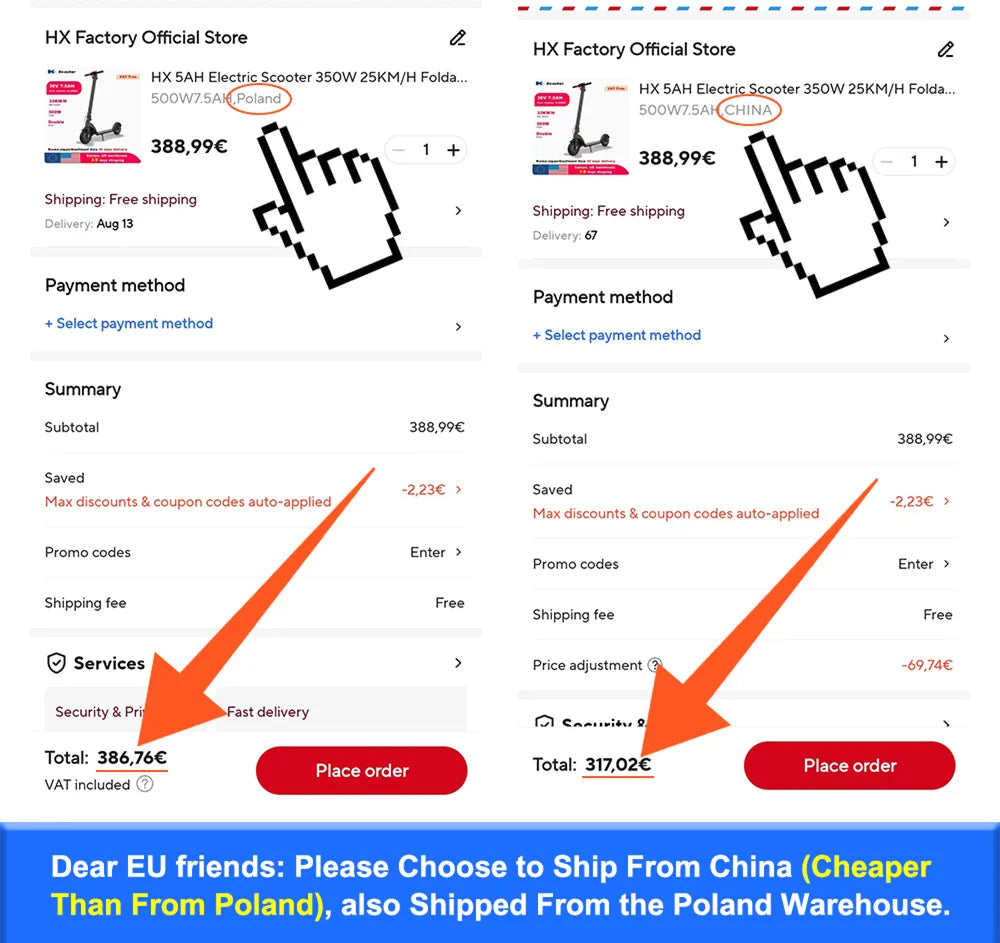 HX X9 Adult Electric Scooter 15.6AH 550W 48V 40KM/H Foldable Electric Kick Scooter 10 Inch E Scooter Electric Skateboard - Enfance-Heureuse