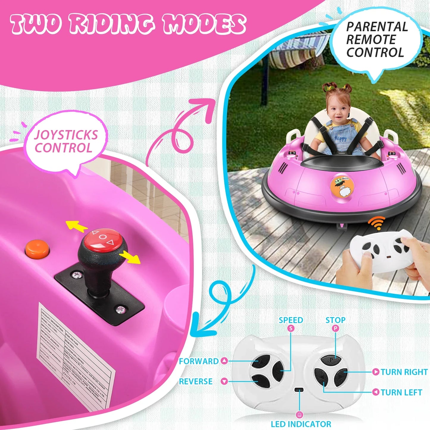 chocs électrique pour enfants, jouets pour tout-petits - Enfance-Heureuse