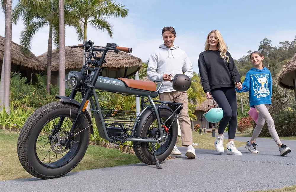 Bicicleta eléctrica Coswheel CT20 de 1500 W, motocicleta de 20 pulgadas, Fatbike, bicicleta de montaña, 48 V, 25 Ah, para adultos.