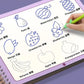 Magic Book Curious Copybook Children Drawing Books 3D Groove Reusable Educational Montessori Games for Writing Practice Book - Enfance-Heureuse