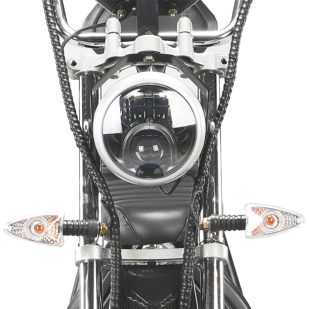 For Adults Citycoco 18 Inch Off-road Fat Tire Max Speed 60-70KM/H 4000 Powerful Motor 2 2heel Detachable Eectric Scooter - Enfance-Heureuse