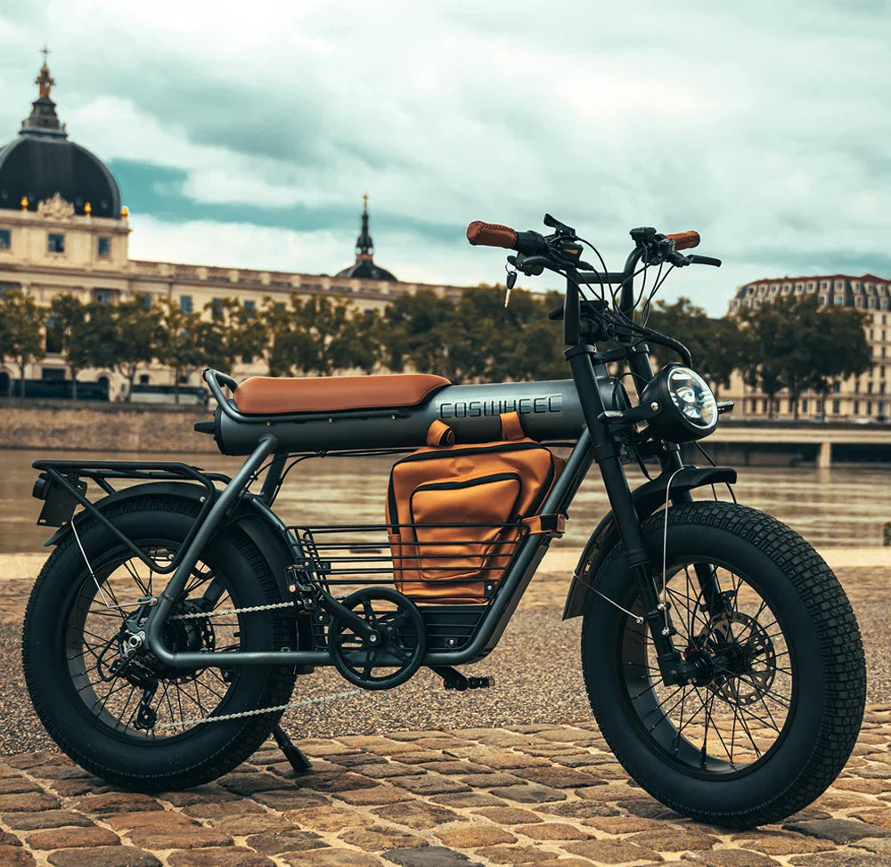 Bicicleta eléctrica Coswheel CT20 de 1500 W, motocicleta de 20 pulgadas, Fatbike, bicicleta de montaña, 48 V, 25 Ah, para adultos.