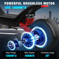 HX X10 18.2AH Electric Scooter 2000W 50KM/H Foldable Electric Kick E Scooter Dual Motors 11 Inch Escooter for Adults - Enfance-Heureuse