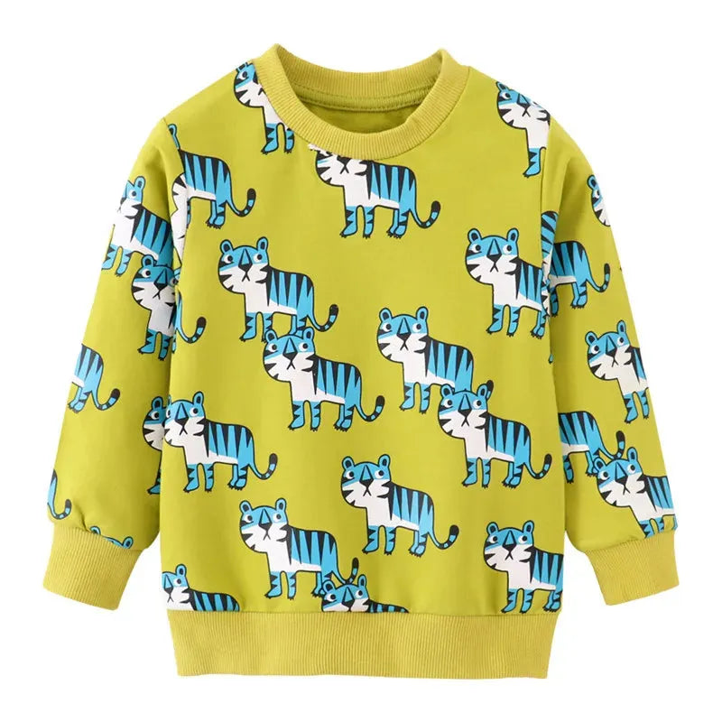Zeebread 2-7T Boys Girls Sweatshirts For Autumn Spring Long Sleeve Cartoon Toddler Clothes Hot Selling Fashion Baby Costume - Enfance-Heureuse